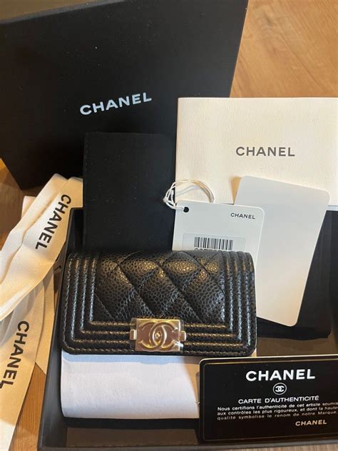 chanel so black boy small|boy Chanel small flap wallet.